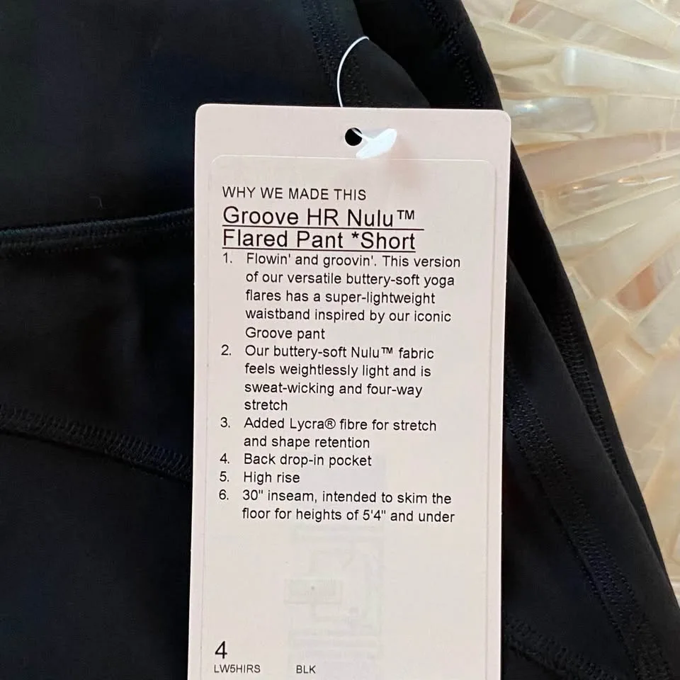 NWT Lululemon Groove High Rise Nulu Flared Pant/Legging - photo 5