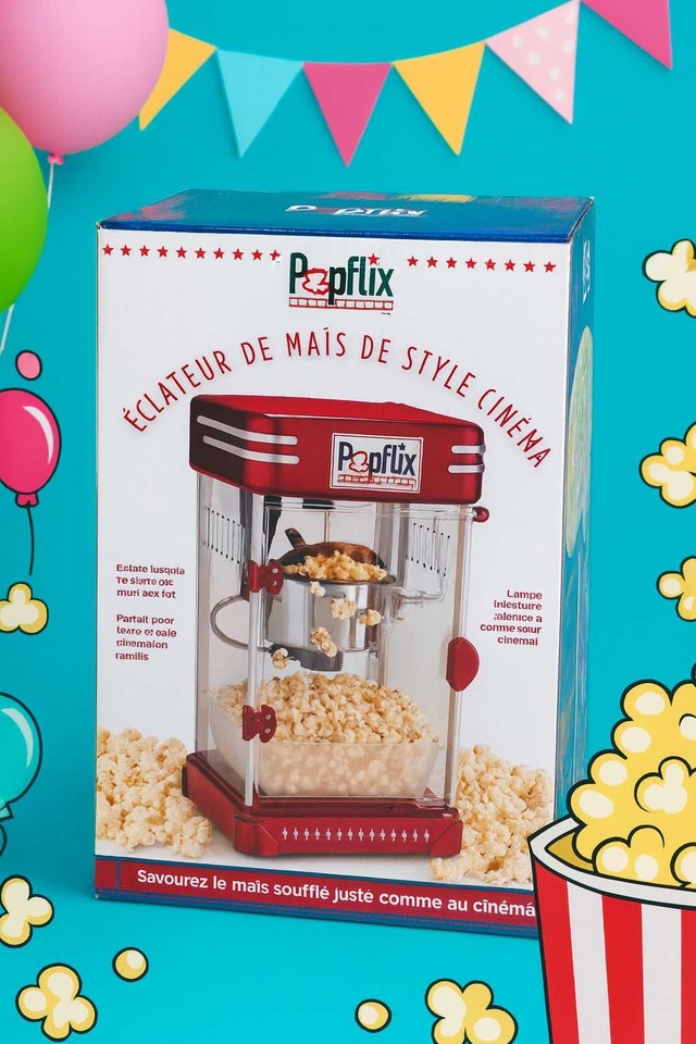 Pop Flix popcorn machine