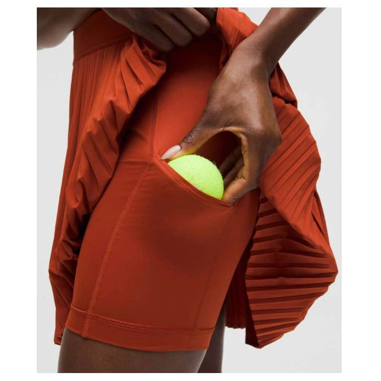 NWT Lululemon Pleated High-Rise Tennis Skirt - Autumn Rust, XS - photo 4