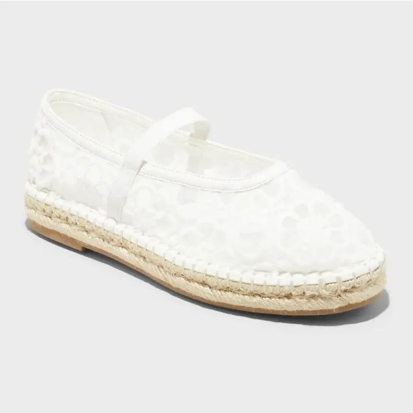 Universal Thread Celia floral lace Mary Jane flats - photo 2