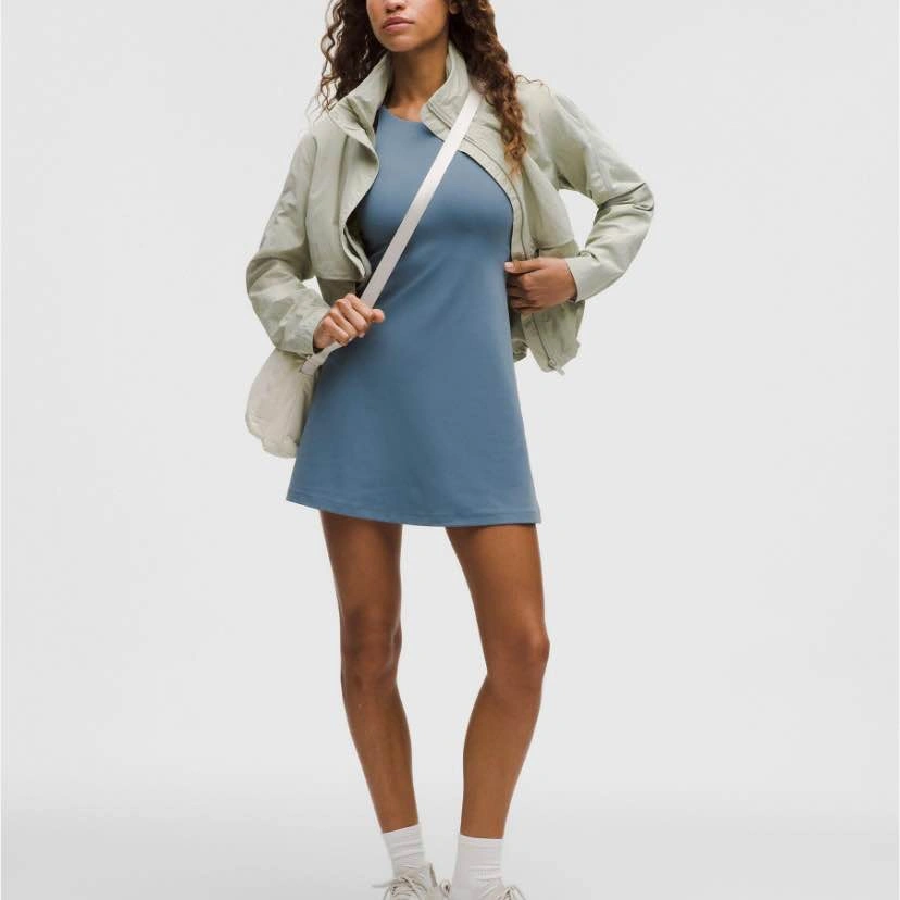 NWT Lululemon Align High-Neck Dress - Steel Blue - photo 3
