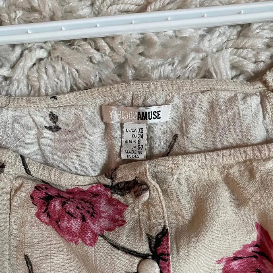 Amuse Society Floral Dress Size XS - photo 4