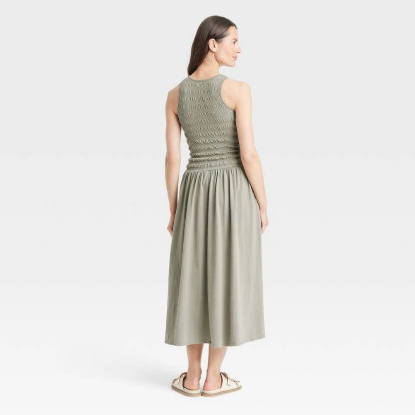 NWT Universal Thread smocked knit A-line maxi dress - photo 2