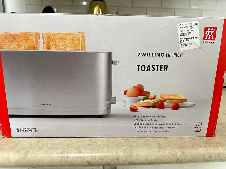 ZWILLING ENFINIGY 4-Slice Long Slot Toaster