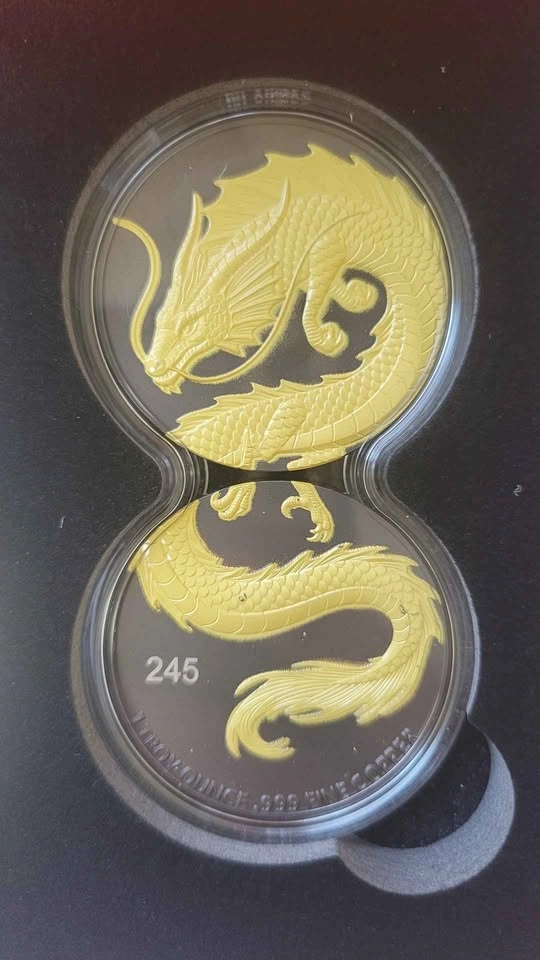 2026 High Relief Sea Dragons 6x1oz Copper Set - photo 5