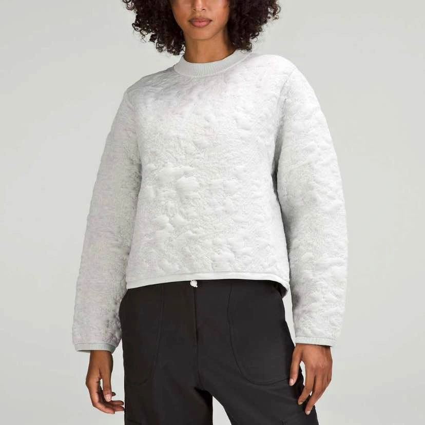 Lululemon Jacquard Multi-Texture Crew Neck Sweater