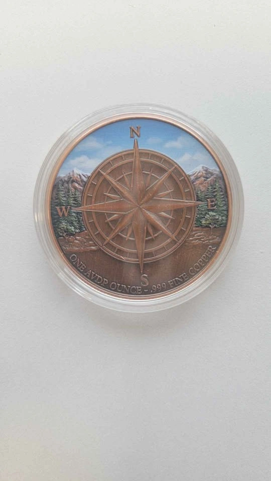 1oz AVDP Deer Hunting Collectible 999 Colorized Copper - photo 2