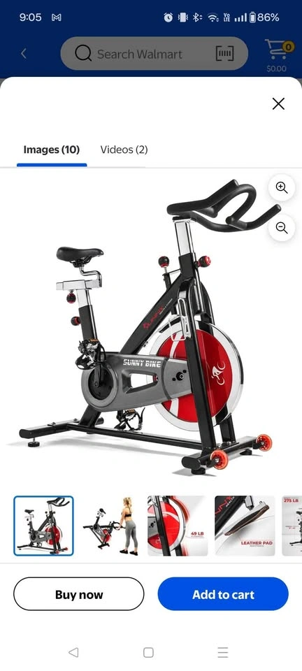 Sunny indoor cycling bike