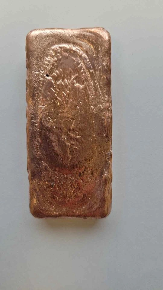 1 LB Raw 999 Fine Collectible Copper Bar