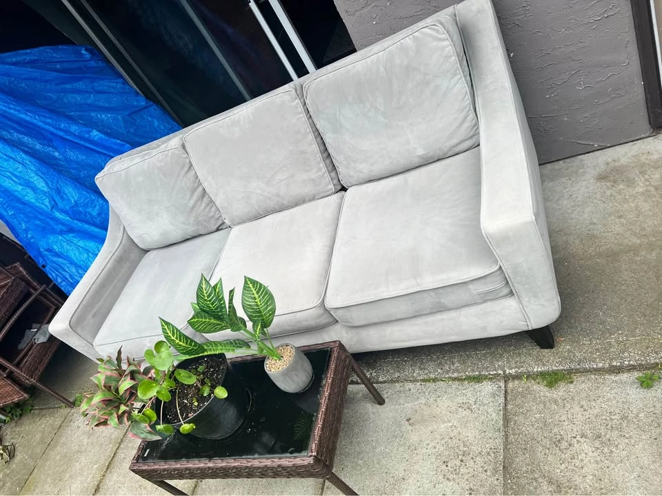 FREE DELIVERY 🚛 Urban Barn Grey Sofa Couch - photo 2