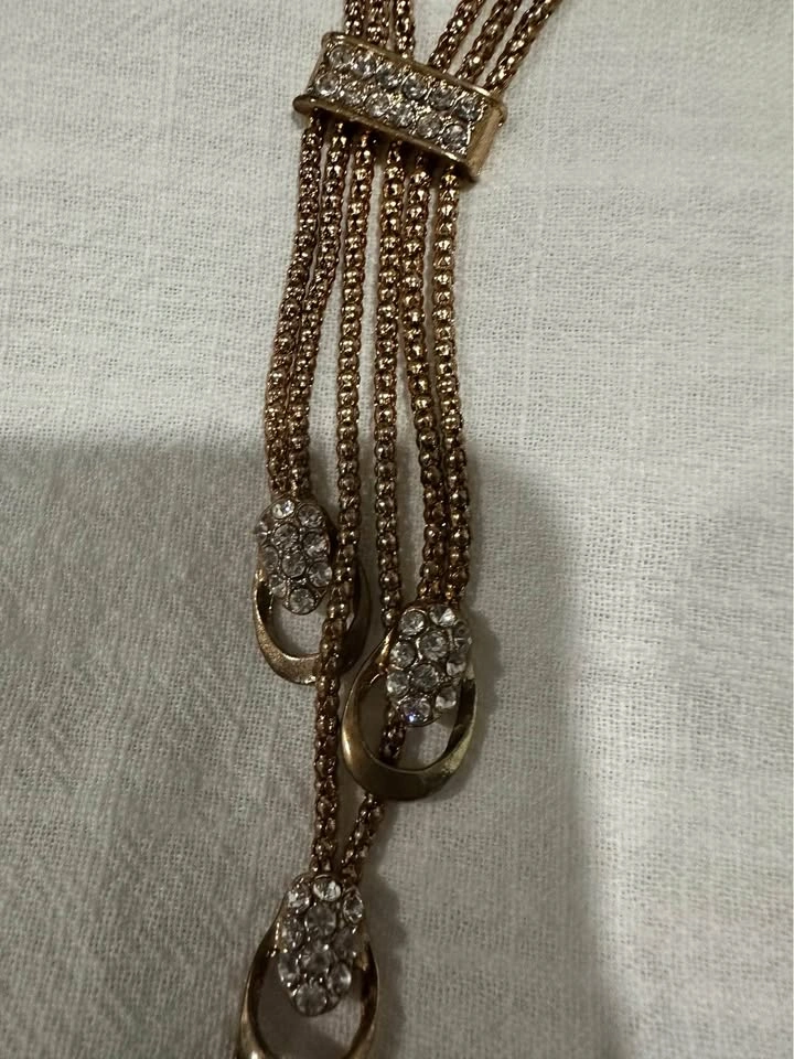 Gold Oxide colour Necklace & Bracelet - photo 3