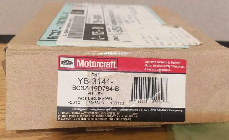 Clutch Pulley Motorcraft YB3141 FORD BC3Z-19D784-B - photo 2