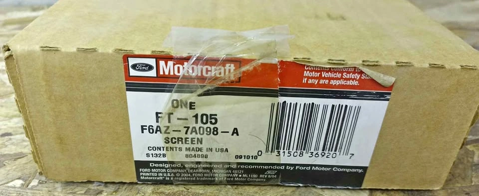 Motorcraft FT105 Automatic Transmission Filter F6AZ-7A098-A