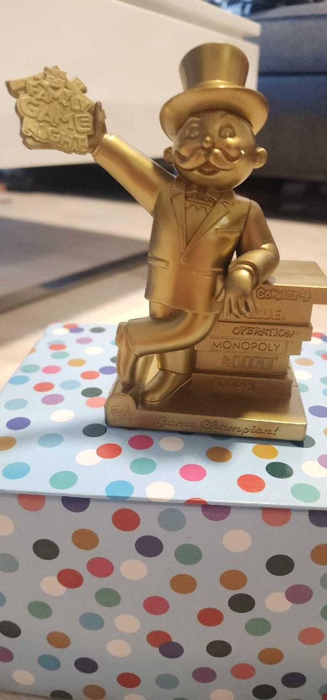 Hasbro Monopoly Family Game Night Trophy