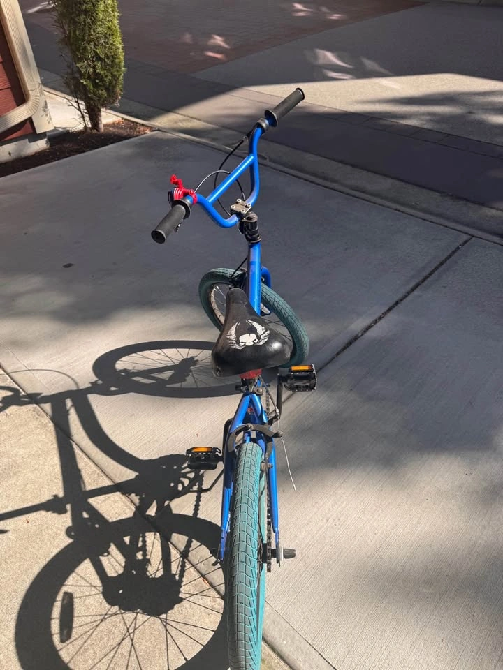 Blue BMX kids Bicycle - photo 2