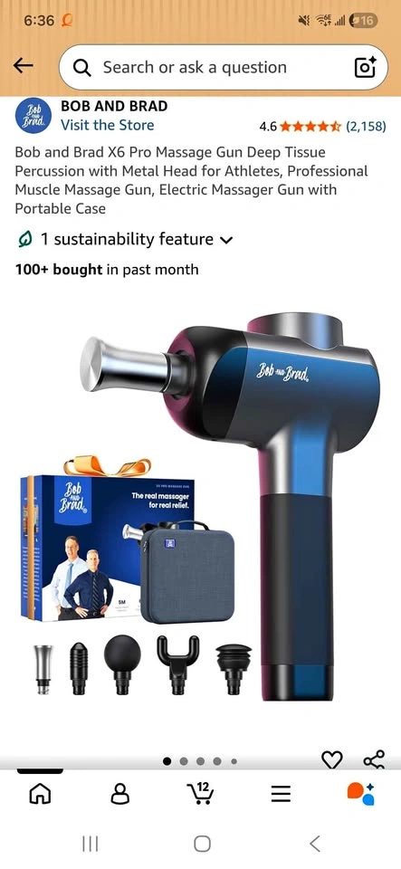 Bob and Brad X6 Pro Massage Gun