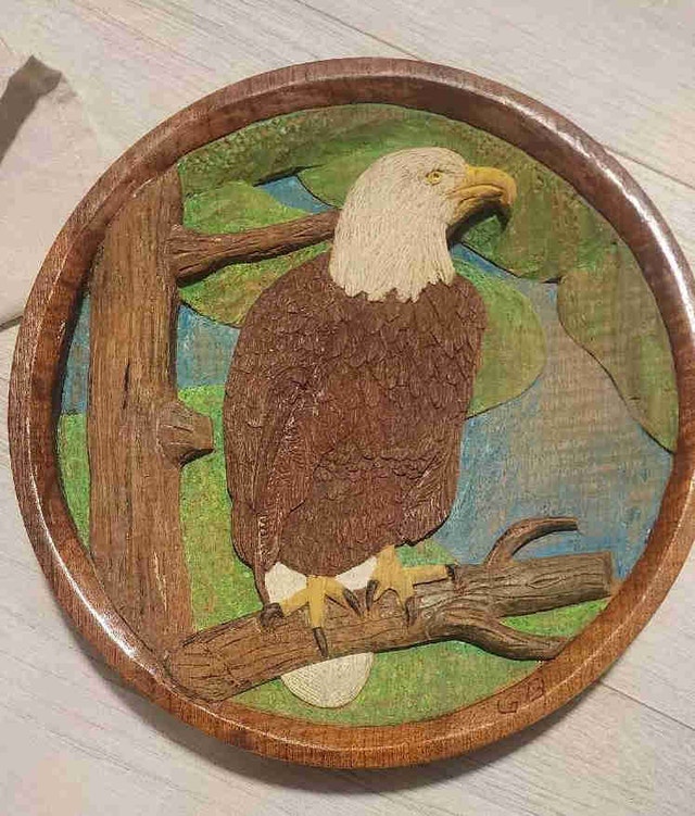 Eagle Wood Carving