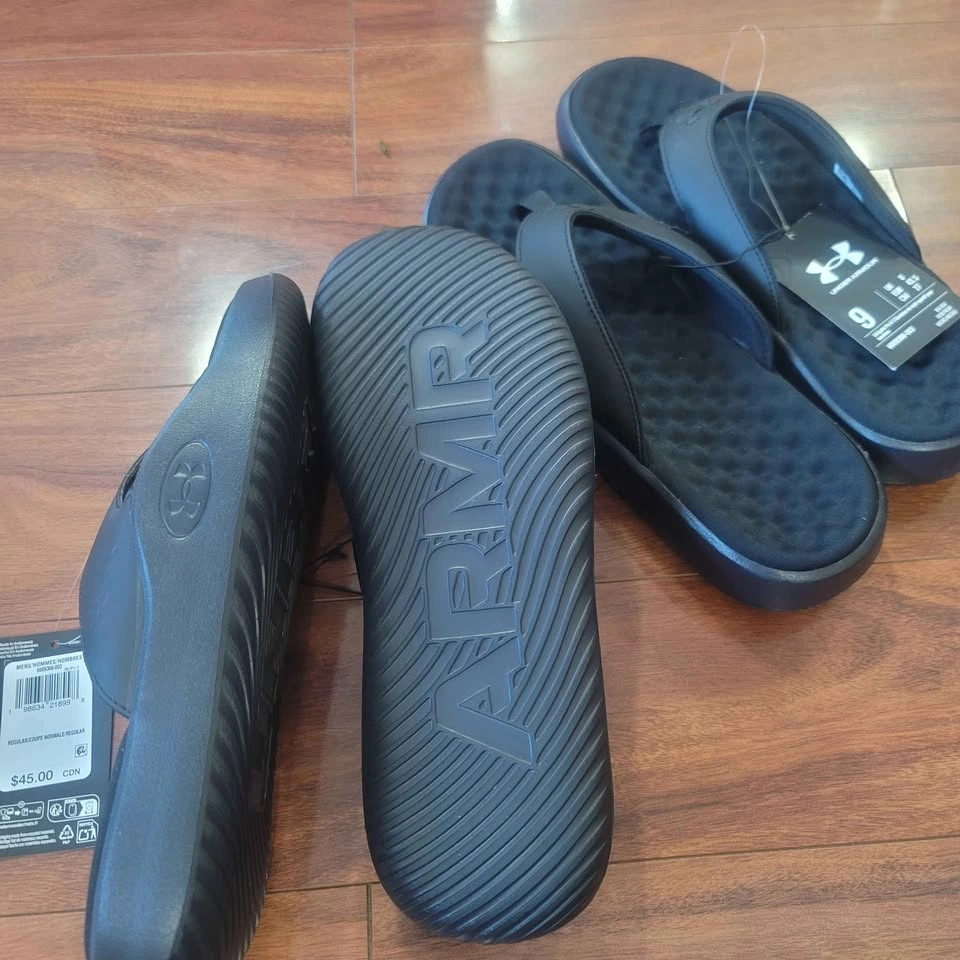 Mens Slides Black Size 9 Brand New - photo 4