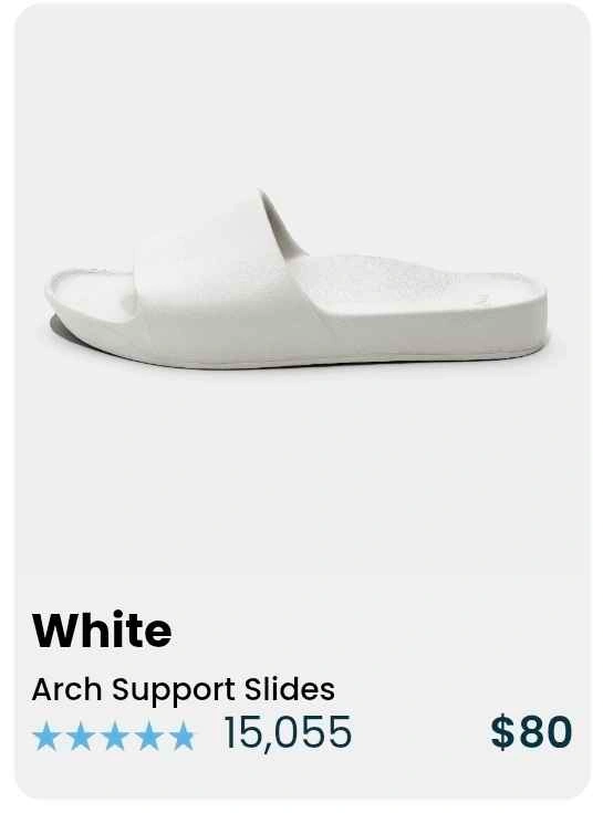 Archies Capris Blue Arch Support Slides Mens US 8 / Womens US 9 - photo 4