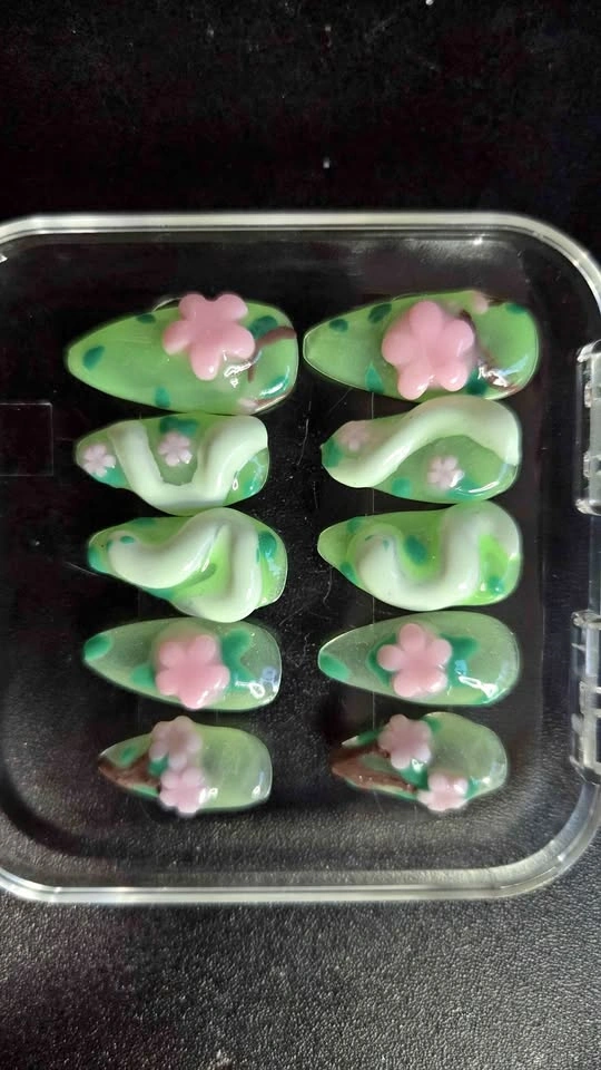 Hand made press on nails
