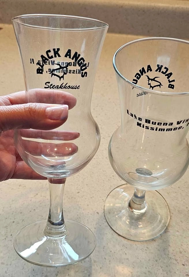 Black Angus Steakhouse Glassware