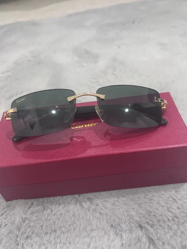 Cartier green tint buff glasses thumbnail