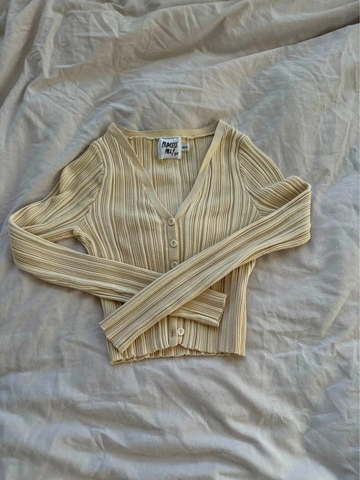Princess Polly Apricot Cardigan