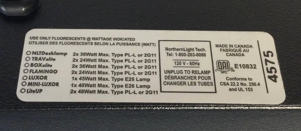 NorthernLight Tech. LiteUP light therapy lamp - photo 4