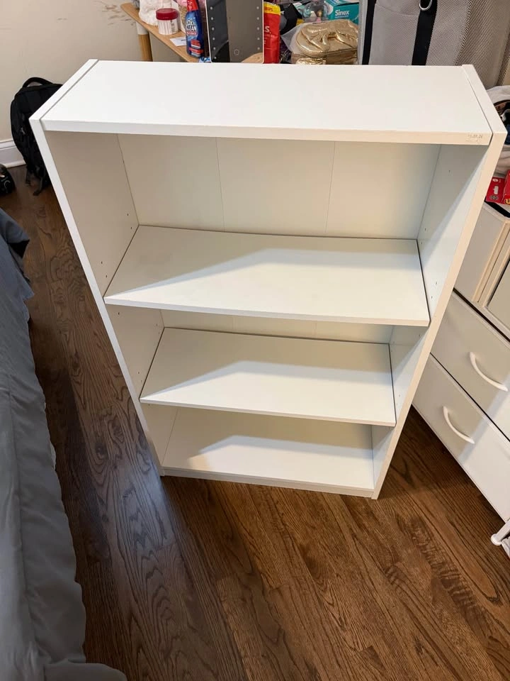 White Storage Shelf - photo 2