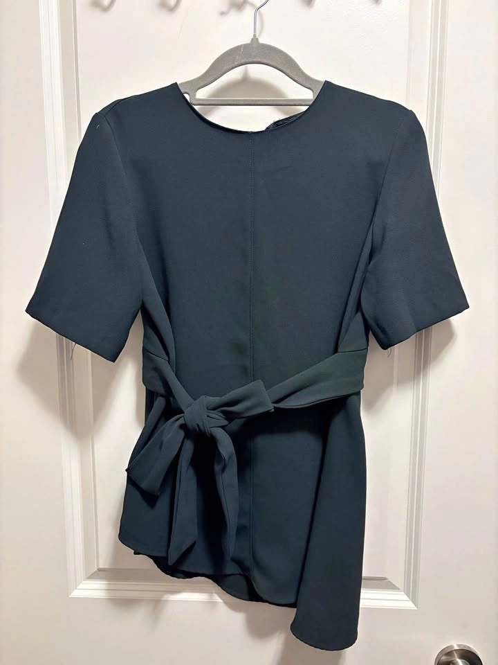 Zara XS Tie-Waist Blouse / Top