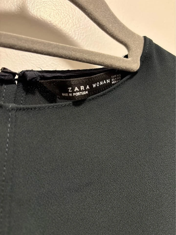 Zara XS Tie-Waist Blouse / Top - photo 3