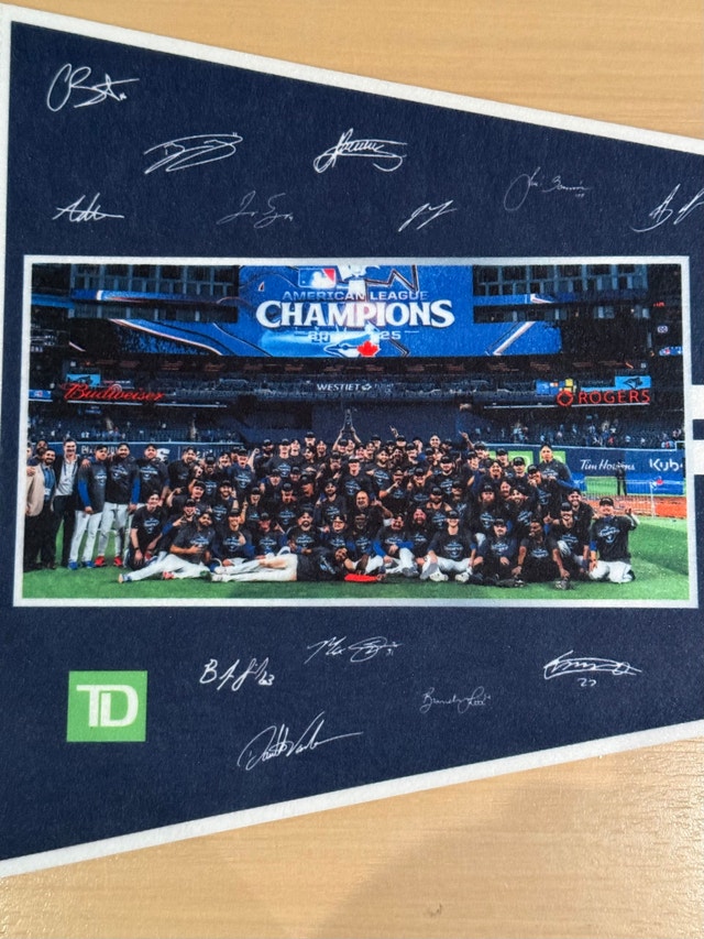 Toronto Blue Jays 2025 American League Champions Pennant - photo 3