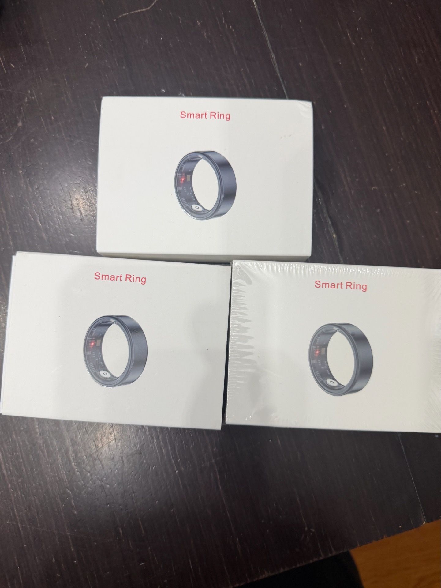3 Jring Smart Ring Black Activity Tracker Wearable Fitness Ring
