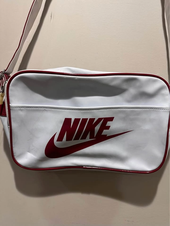Vintage Nike Y2K White Red Shoulder Messenger Bag - photo 5