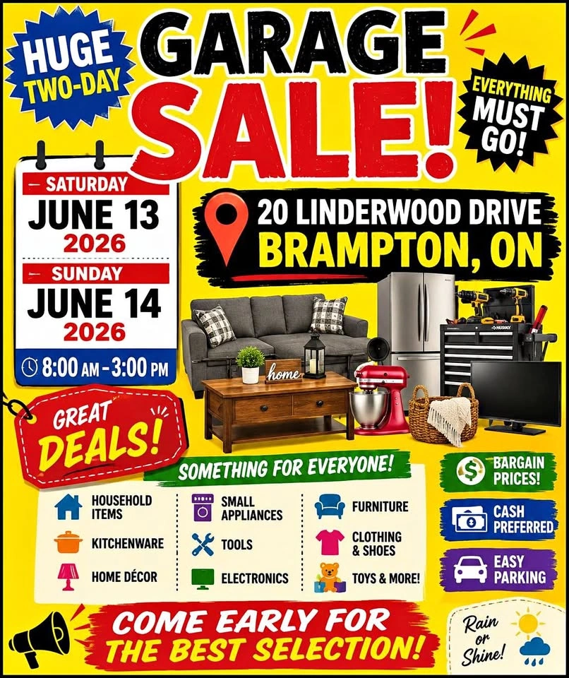 GARAGE SALE