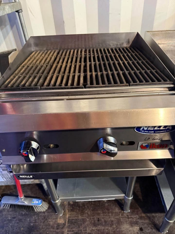Ikon / Nella 24" Commercial Gas Charbroiler Grill – 2 Burner LP - photo 2