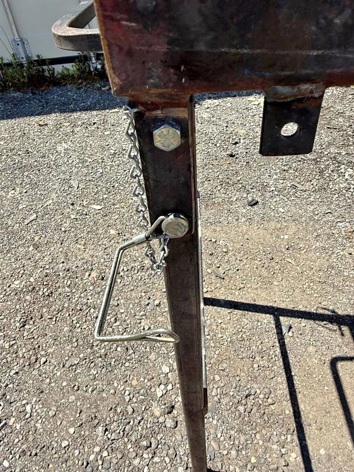 heavy-duty, rustic barbecue grill