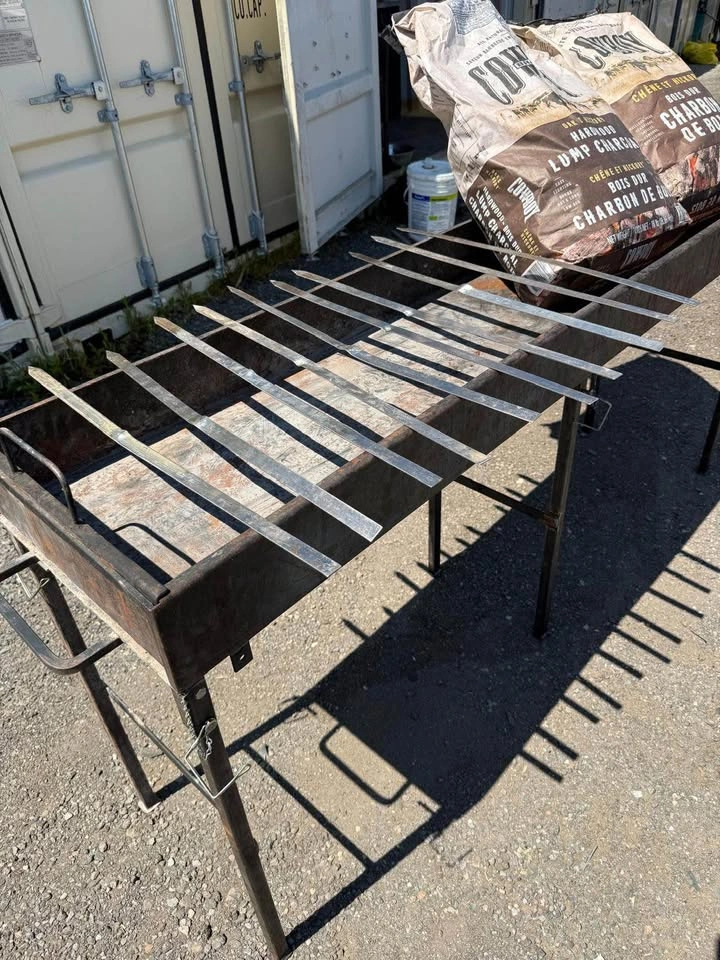 heavy-duty, rustic barbecue grill - photo 5