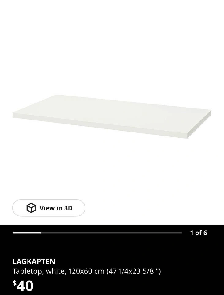 IKEA lagkapten/adils desk/table