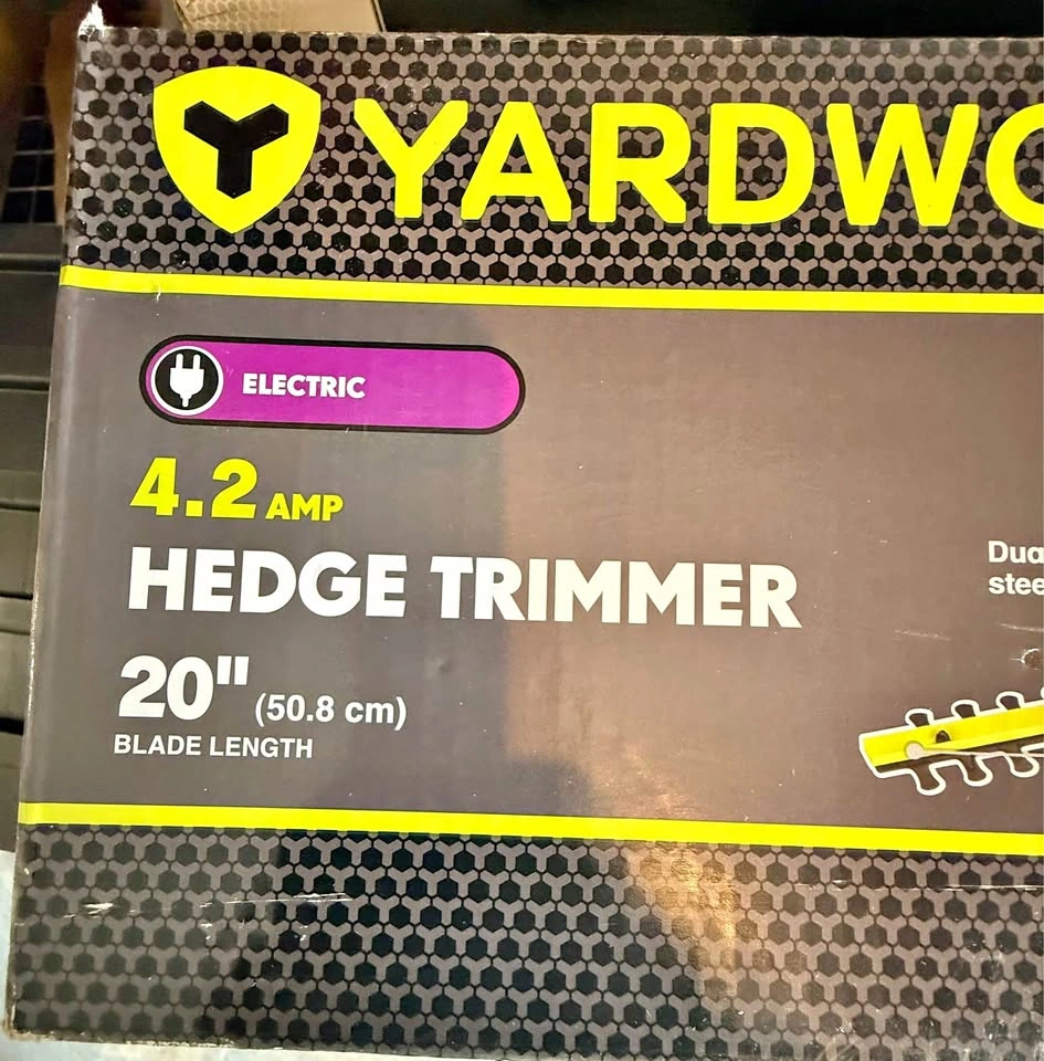 Yardworks 20” Electric Hedge Trimmer