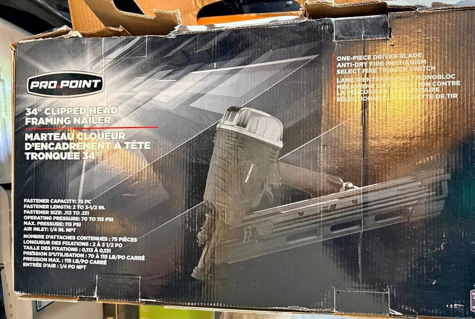 Pro.Point 34° Clipped Head Framing Nailer (Pneumatic)