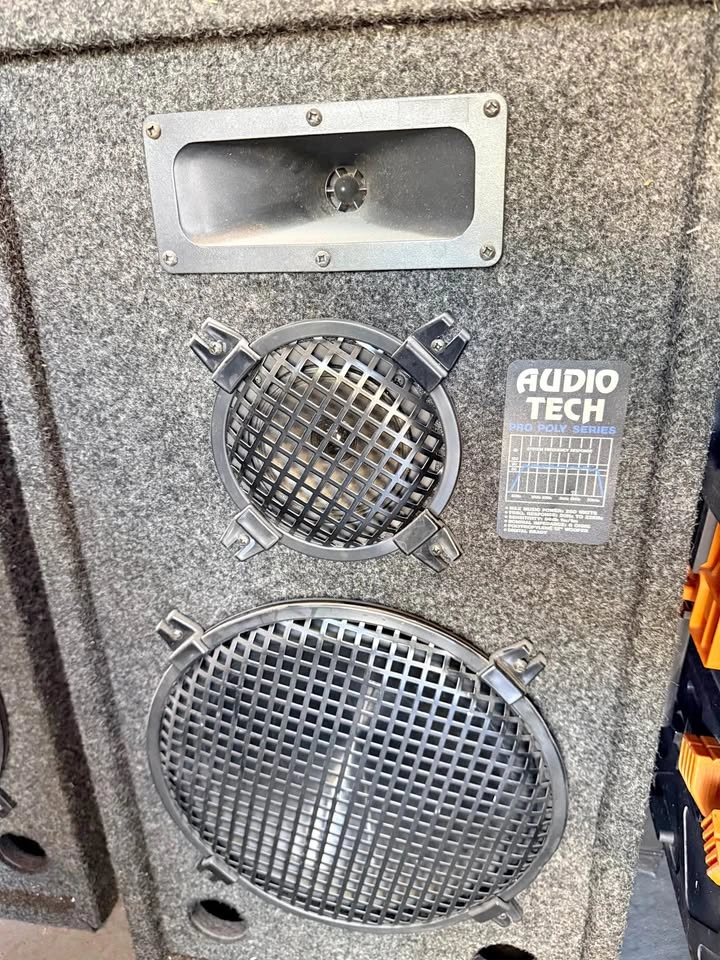 Vintage 12” Audio Tech Floor Speakers – Pair