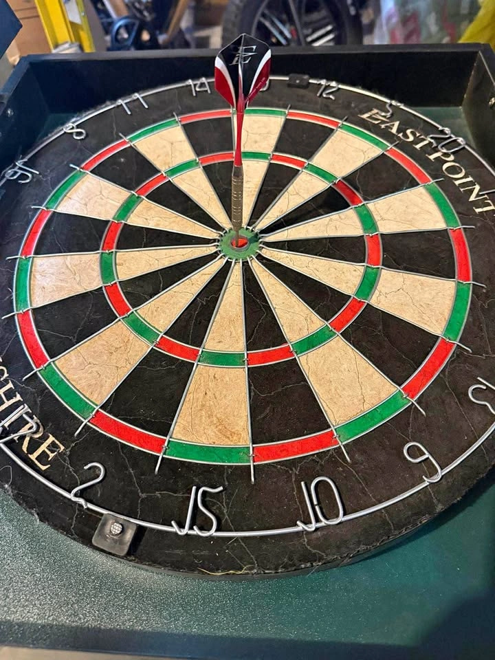 Dartboard Cabinet Set – Complete with Darts