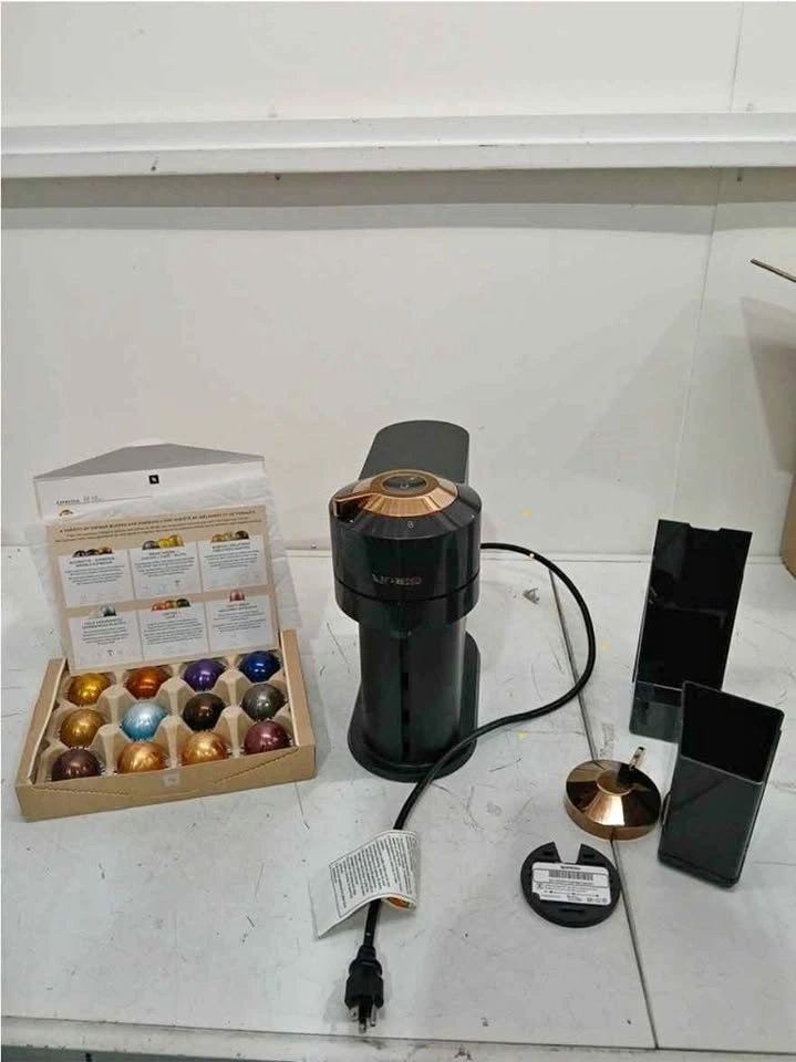 Nespresso Vertuo Next Coffee & Espresso Machine - Black/Rose Gol