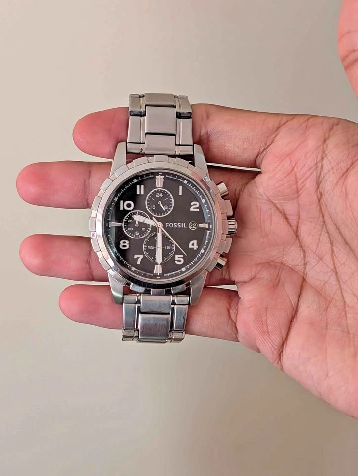 FOSSIL DEAN COLLECTION STEEL WATCH