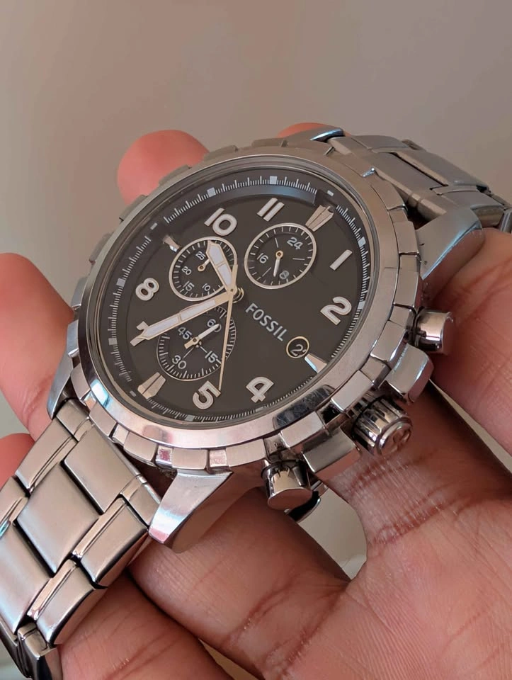 FOSSIL DEAN COLLECTION STEEL WATCH - photo 4