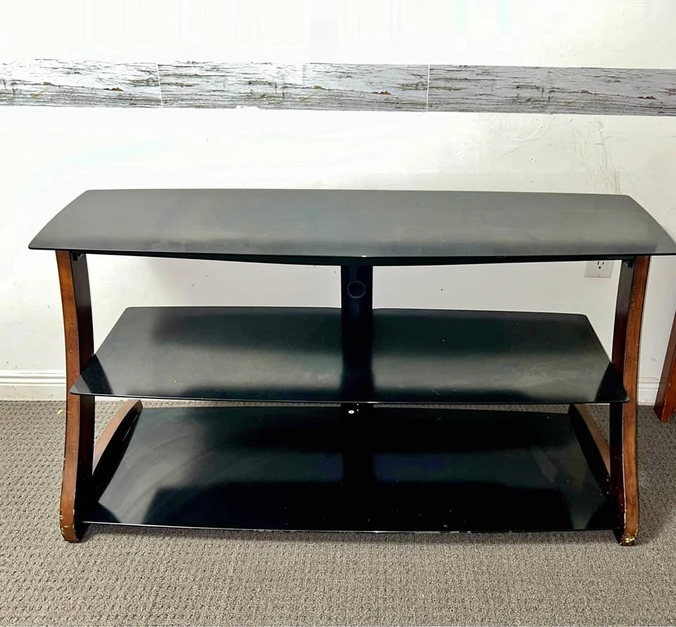 Multi shelf glass table