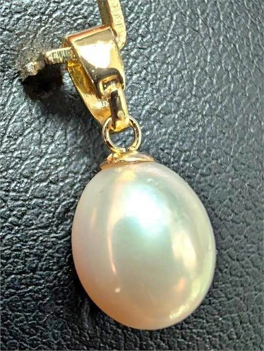 Pearl Pendant 14k gold peg