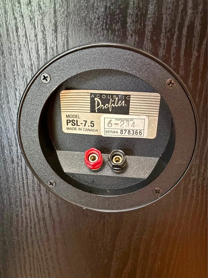 Vintage Acoustic Profiles PSL-7.5 Speakers – Made in Canada