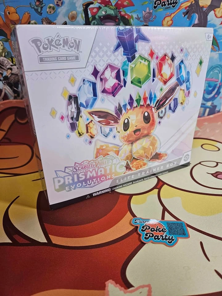Pokemon Sealed Prismatic Evolutions & Chaos Rising ETBs - photo 2